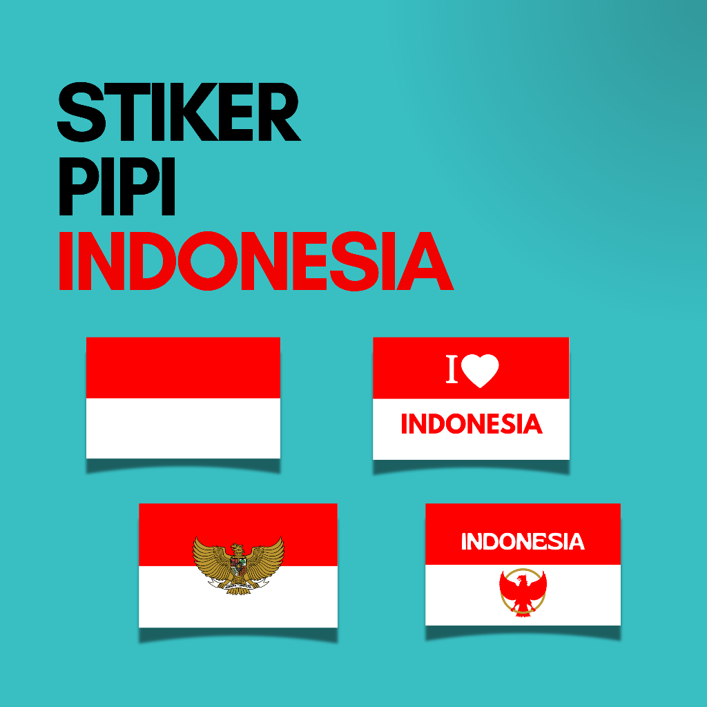 

[Seikoprint] STIKER PIPI INDONESIA (Sudah cutting tinggal kelopek)