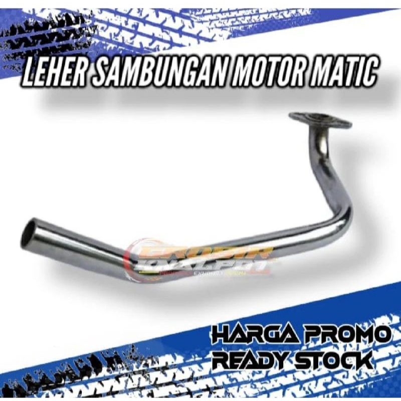 Leher knalpot Copy CMS ZRC DR SOUND Inlet 26mm Beat Scoopy Genio Mio Vario Xeon Fino