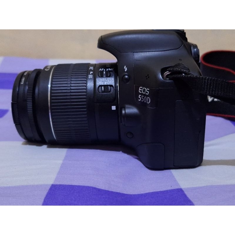 Pesanan Elora Kamera Cannon 550D seharga Rp1.200.000.