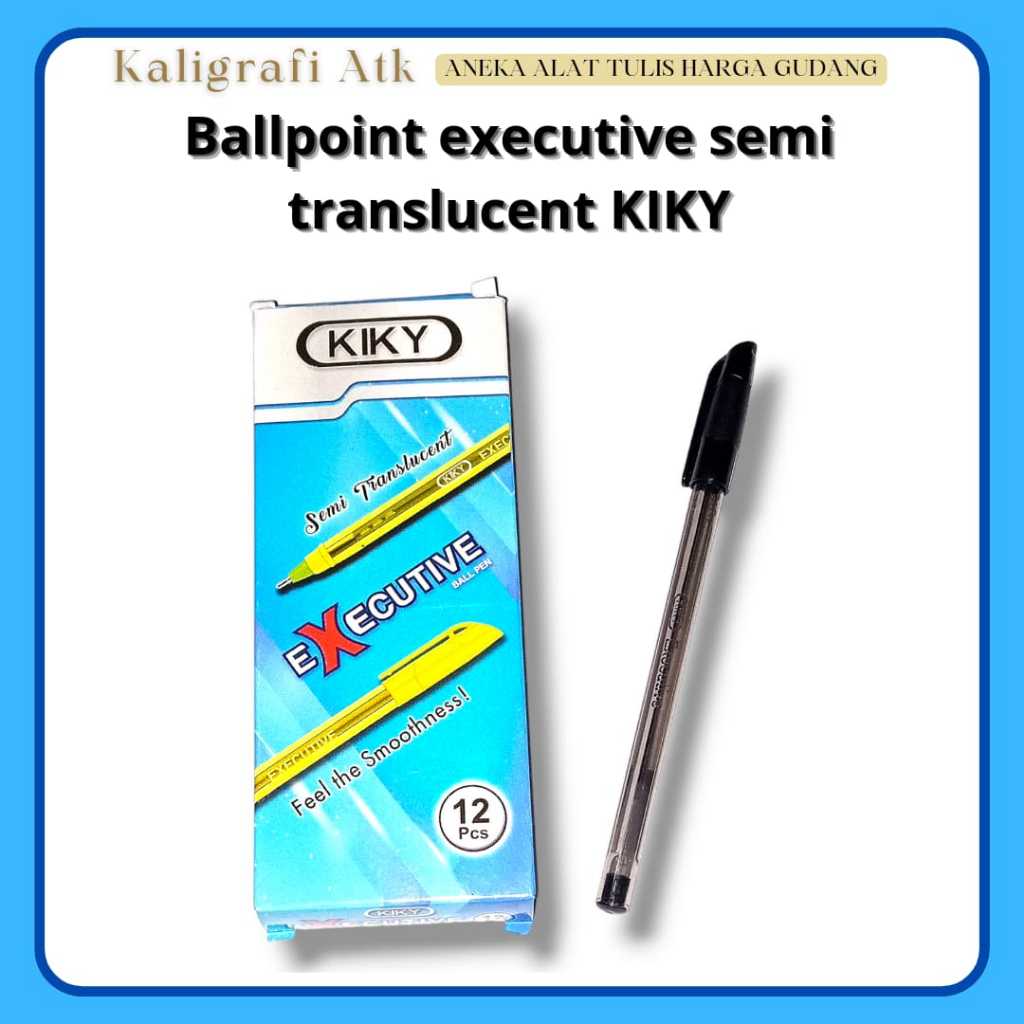 

bolpen executive KIKY semi translucent untuk semua kegiatan menulis