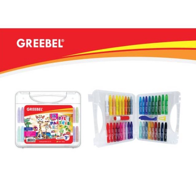 

SPECIAL PROMO Crayon oil pastels greebel 36 warna HALAL dan KIDS