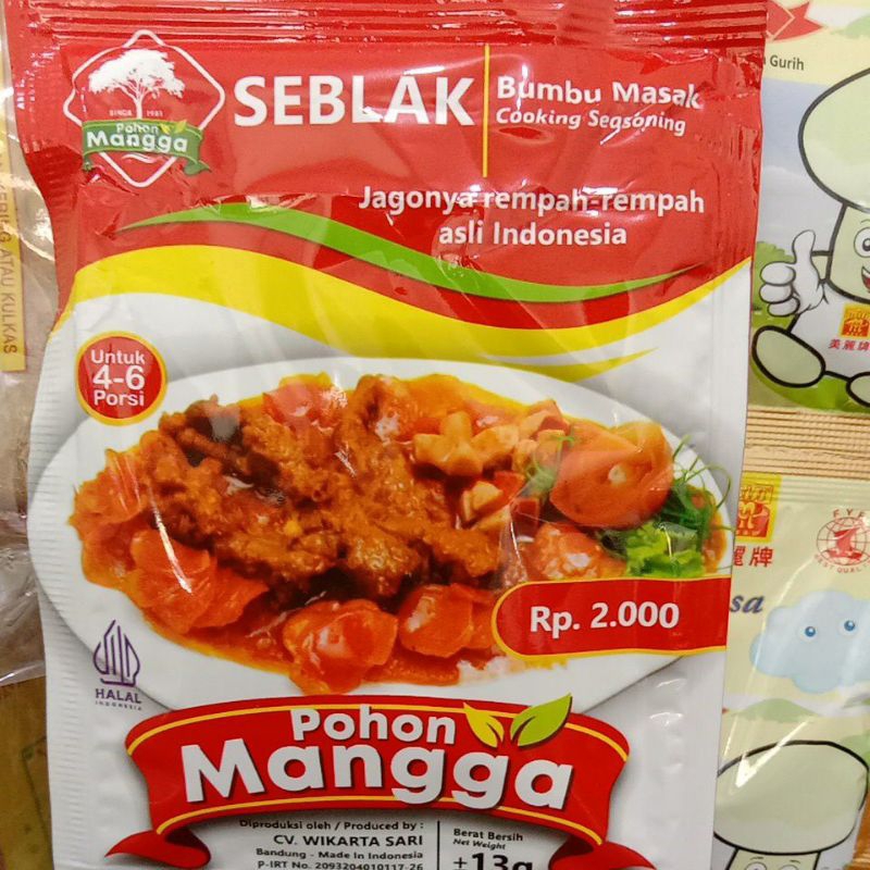 

Bumbu seblak cap pohon mangga