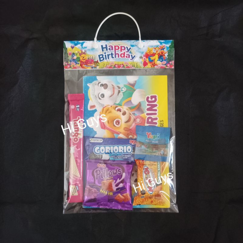 

Paket snack bingkisan hampers ulang tahun anak hadiah lomba hadiah bansos (PS6)