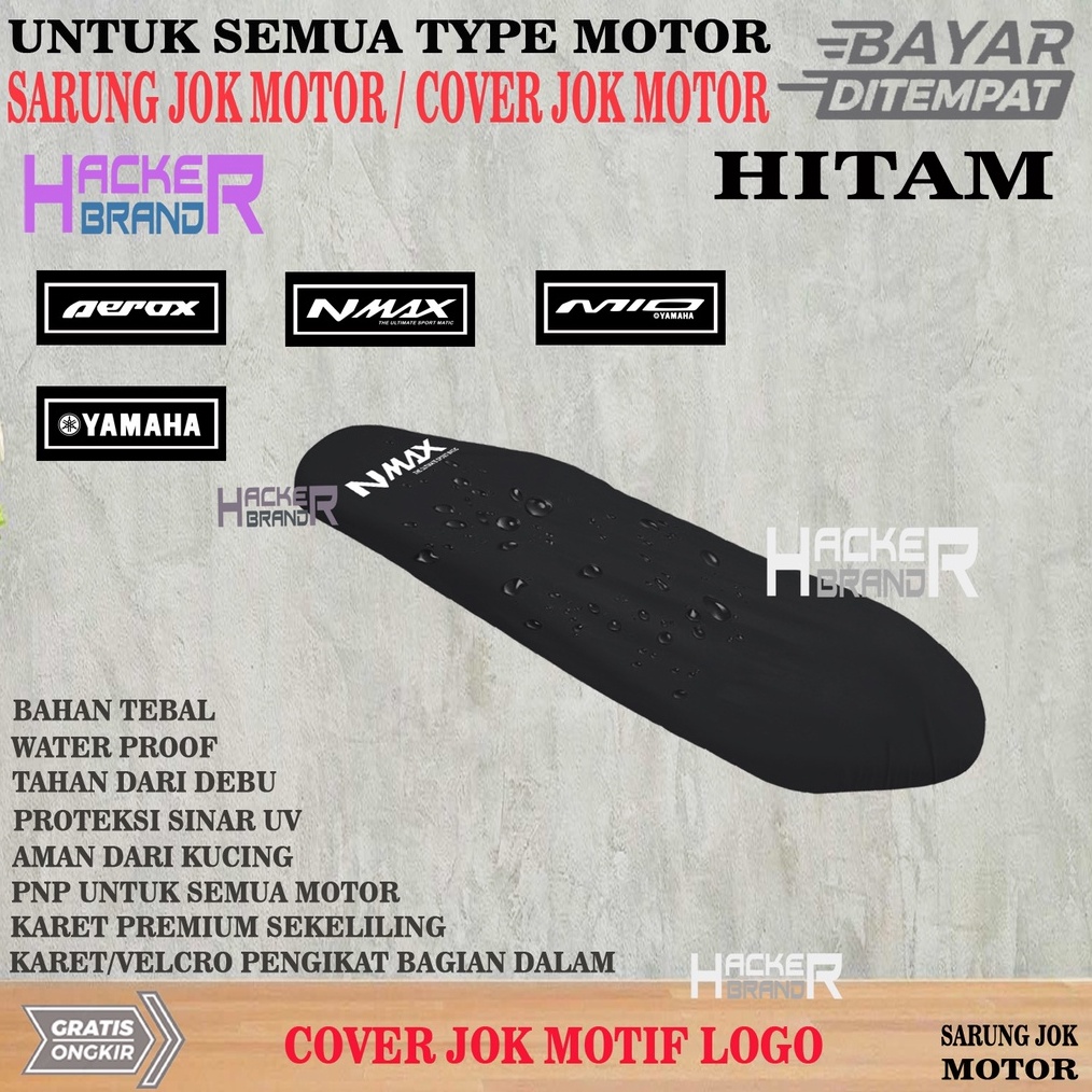 

BRAND COD Sarung cover penutup jok motor ANTI AIR MURAH Nmax Aerox Mio Lexi Gear Freego Bebek Yamaha Vega Jupiter F1zr Variasi Teks