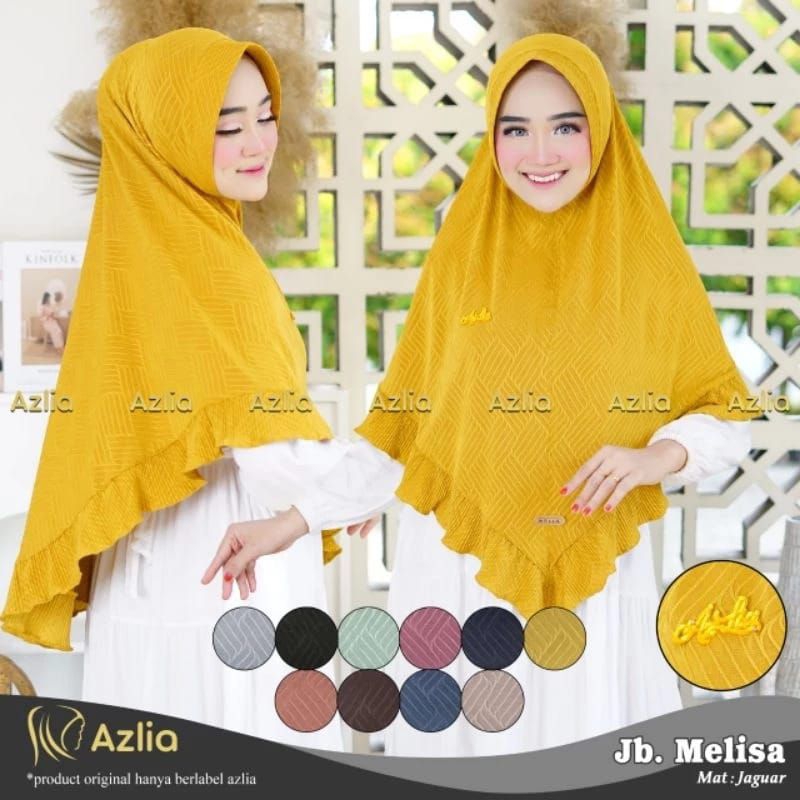 JB Melisa azlia jilbab instan jumbo bergo syar'i premium