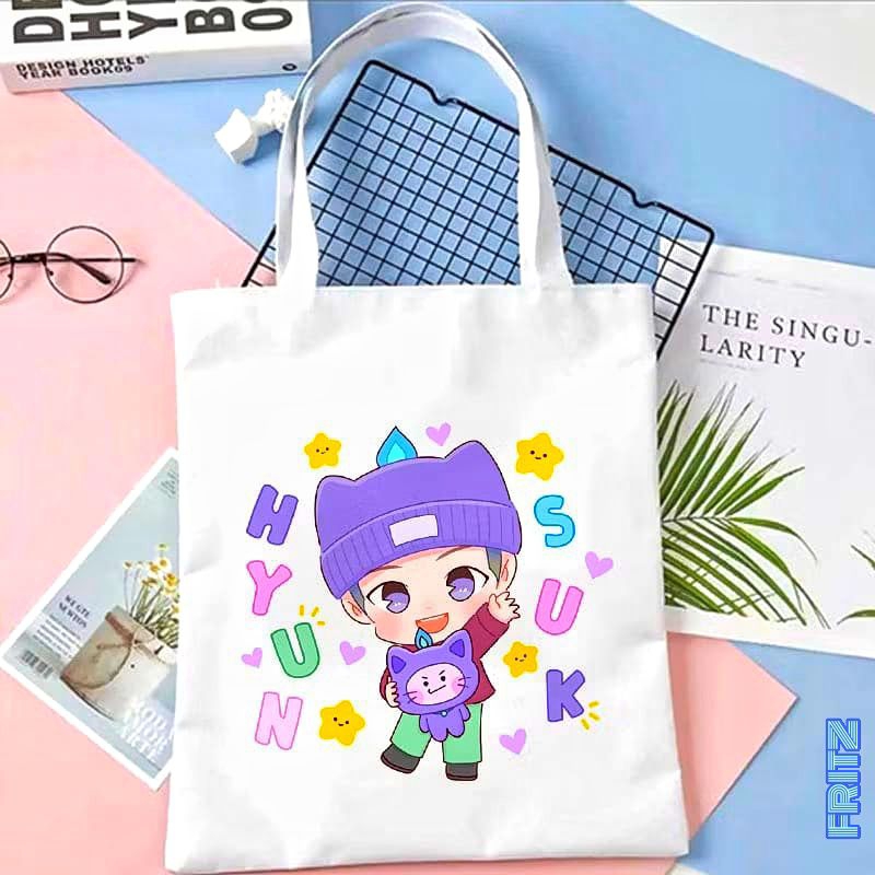 FRITZ Tote Bag TREASURE & Tas Serut TREASURE - Tas Kpop Desain Eksklusif untuk Fans