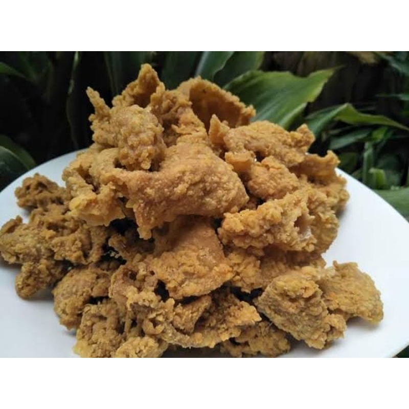 

snack camilan kiloan Keripik Kulit Ayam Crispy Original premium
