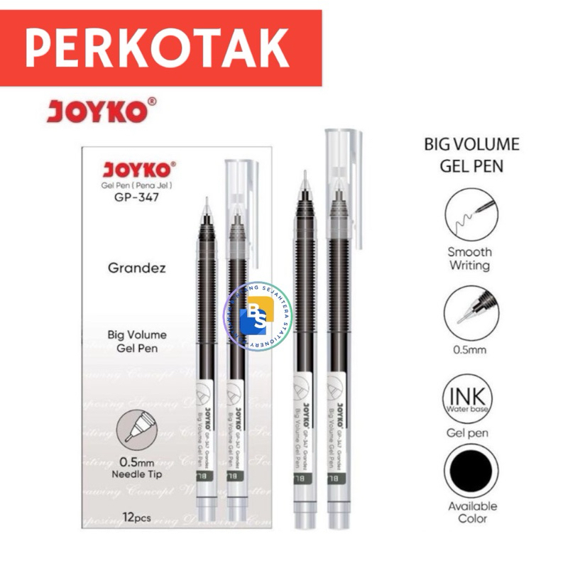 

12 Pcs - Joyko Gel pen GP-347 grandez