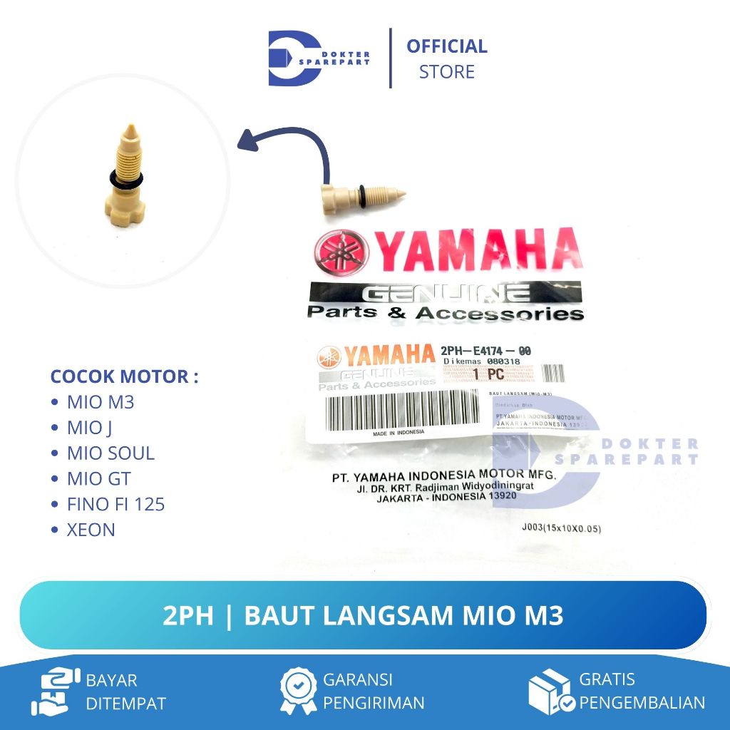 BAUT LANGSAM MIO M3 / MIO GT / MIO J / MIO SOUL / XEON 125 / FINO 125 / BAUT SETELAN ANGIN