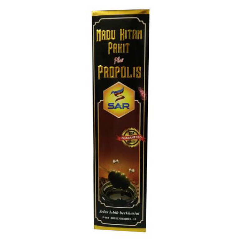 

Madu Hitam Pahit plus Propolis 500 gr SAR