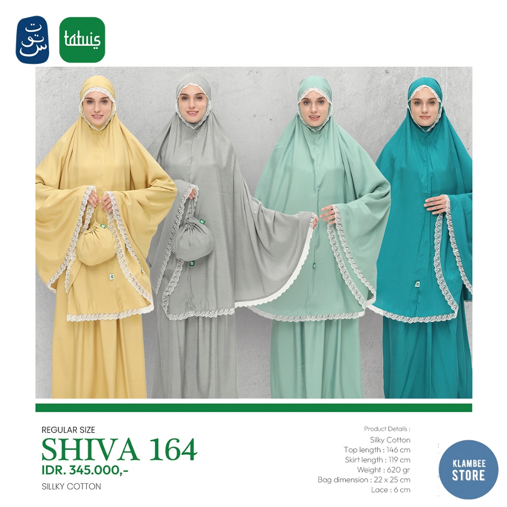 Tatuis Mukena Dewasa Shiva 164 Silky Cotton