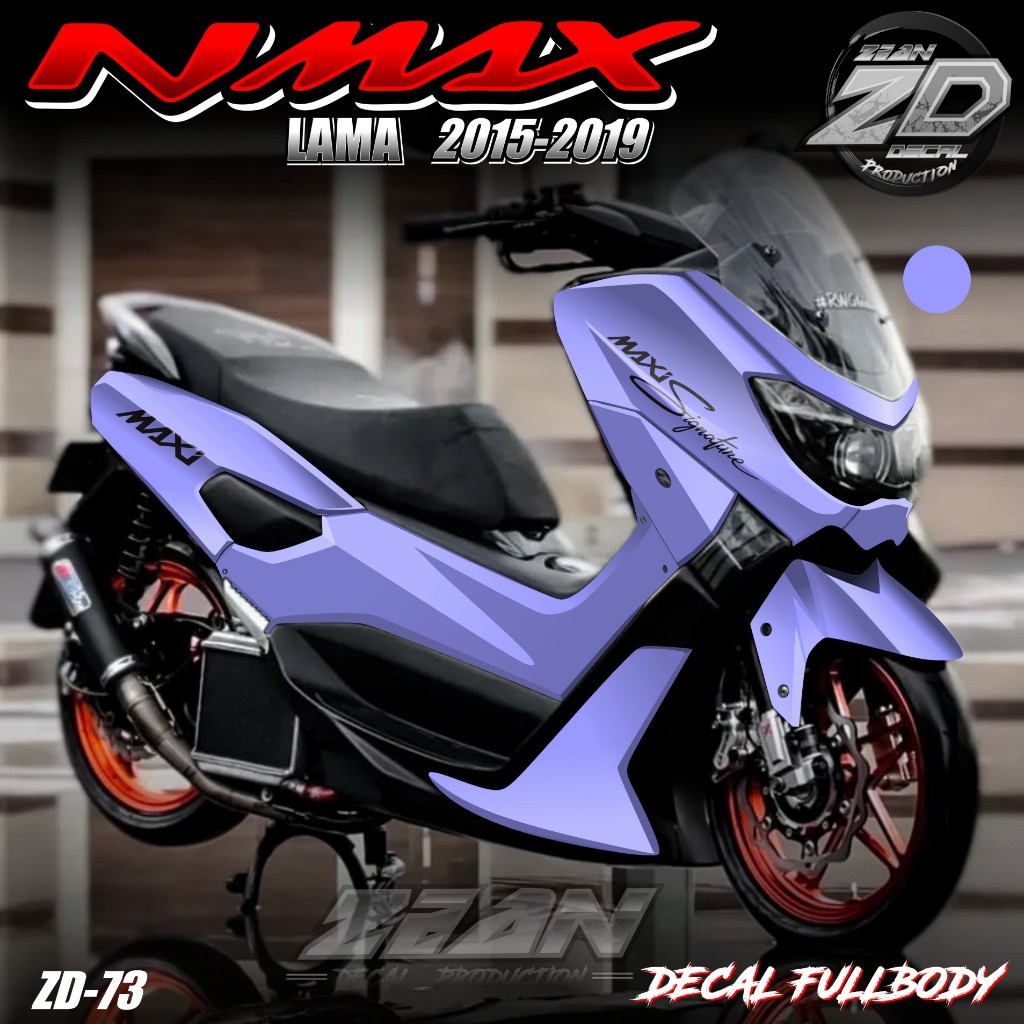 (PROMO COD) TERBARU Decal Sticker Yamaha Nmax 155 Old 2015 2016 2017 2018 2019 Fullbody - Stiker Sko