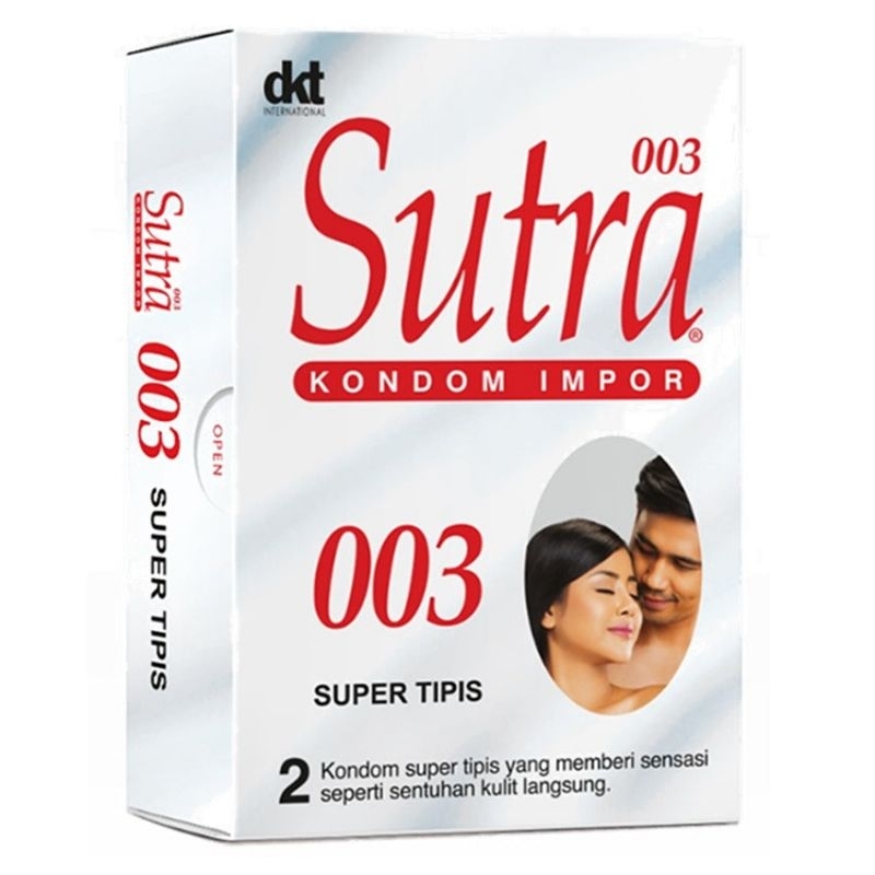 SUTRA Kondom Impor Super Tipis 003 Isi 2 Shett