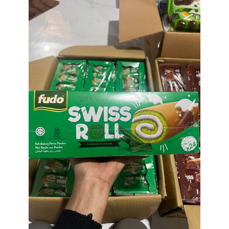 

BOLU KEK SWISSROLL RASA PANDAN