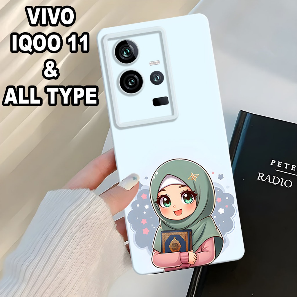 (GC23) Softcase karet Hp IQOO 11 Terbaru 2024 / Case Cewek / Case IQOO 11 Silikon Tpu Pro Camera / K