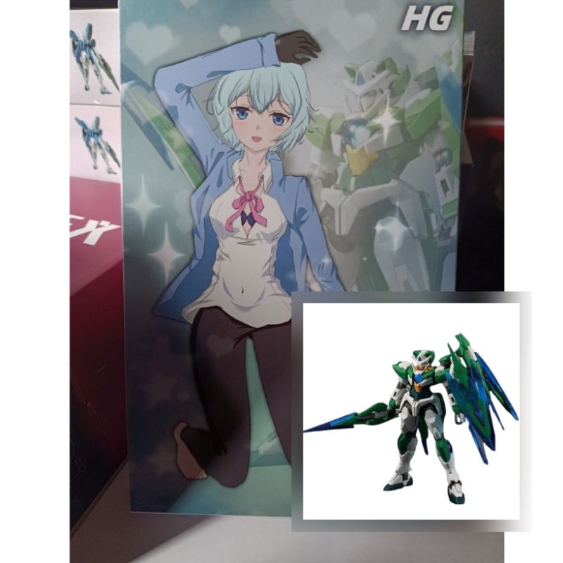 HGBF 1/144 OO Shia Qan T Build Fighter Include Decal Dan Stand Base