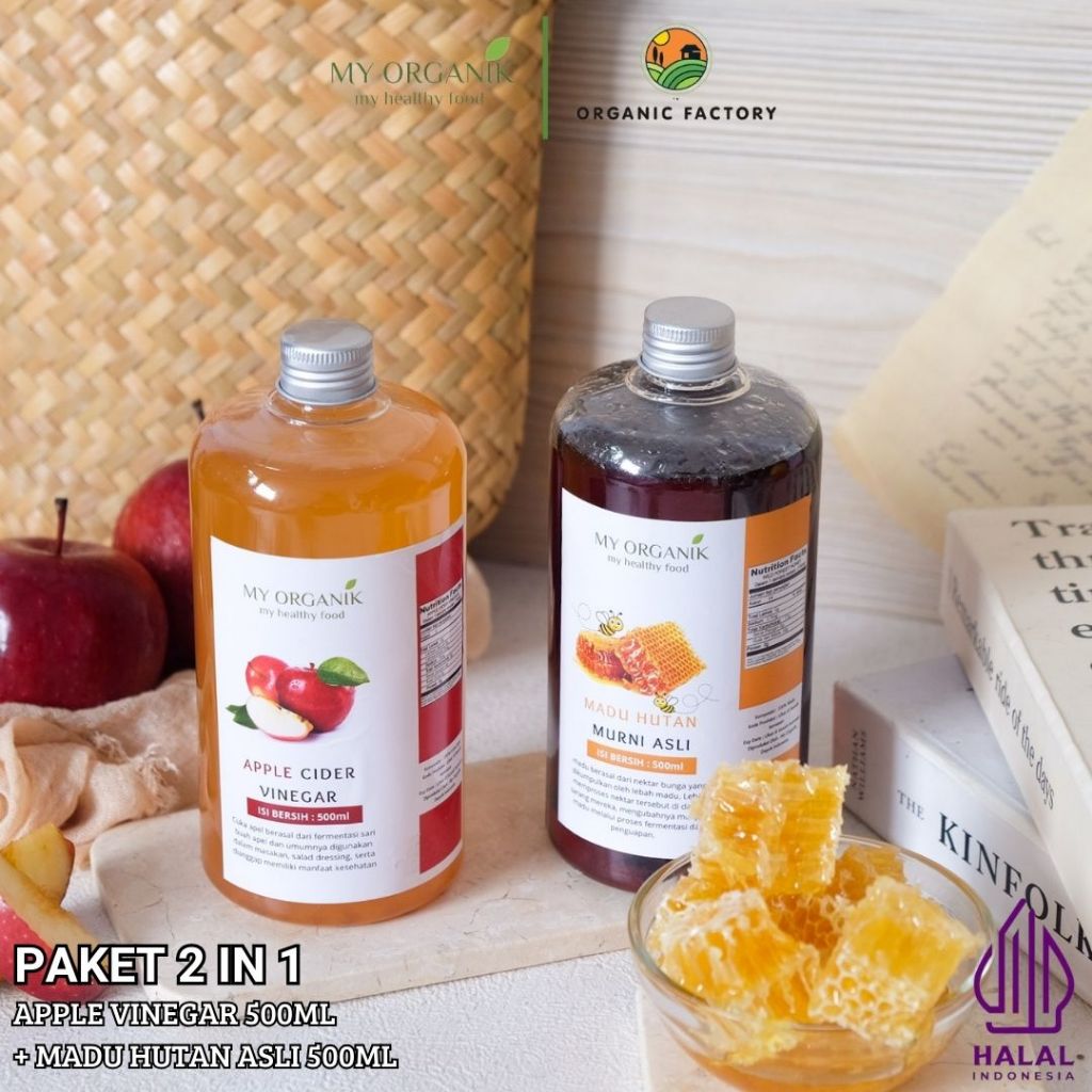 

My Organik Super BigSale Madu Hutan Murni 500 ML Cuka Apel Apple Cider With Mother Murni 500 ML