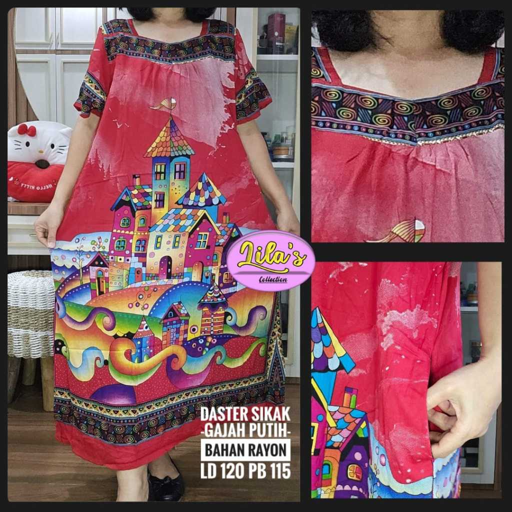 Daster Sikak Gajah Putih | Daster Gajah Putih