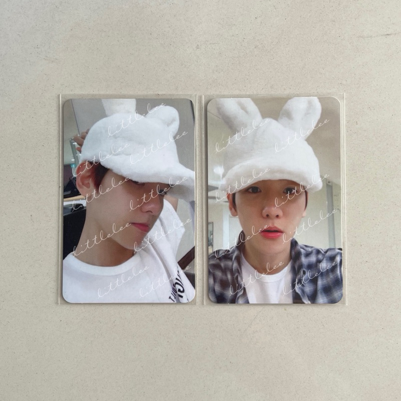 BAEKHYUN PHOTOCARD FORLIFE BAEKHYUN BUNNY PHOTOCARD