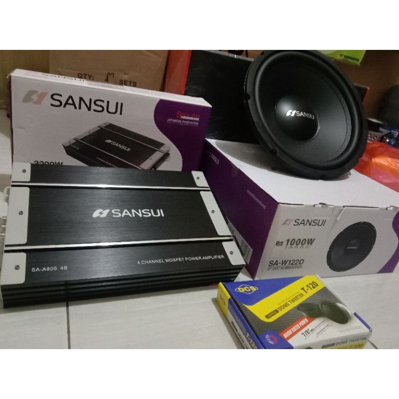 Paket audio mobil Sansui