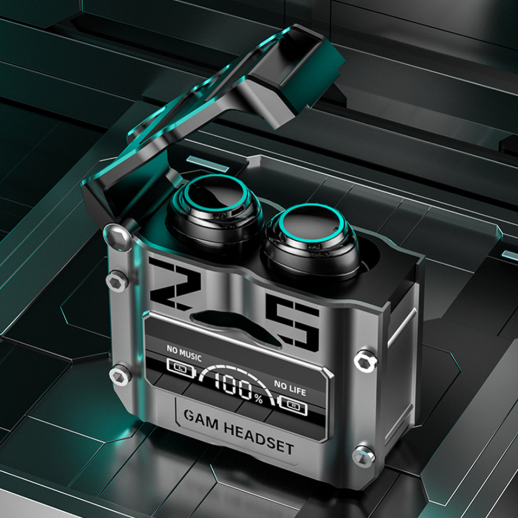 HEADSET GAMING EARPHONE BLUETOOTH WIRELESS ANDROID IPHONE AUDIO