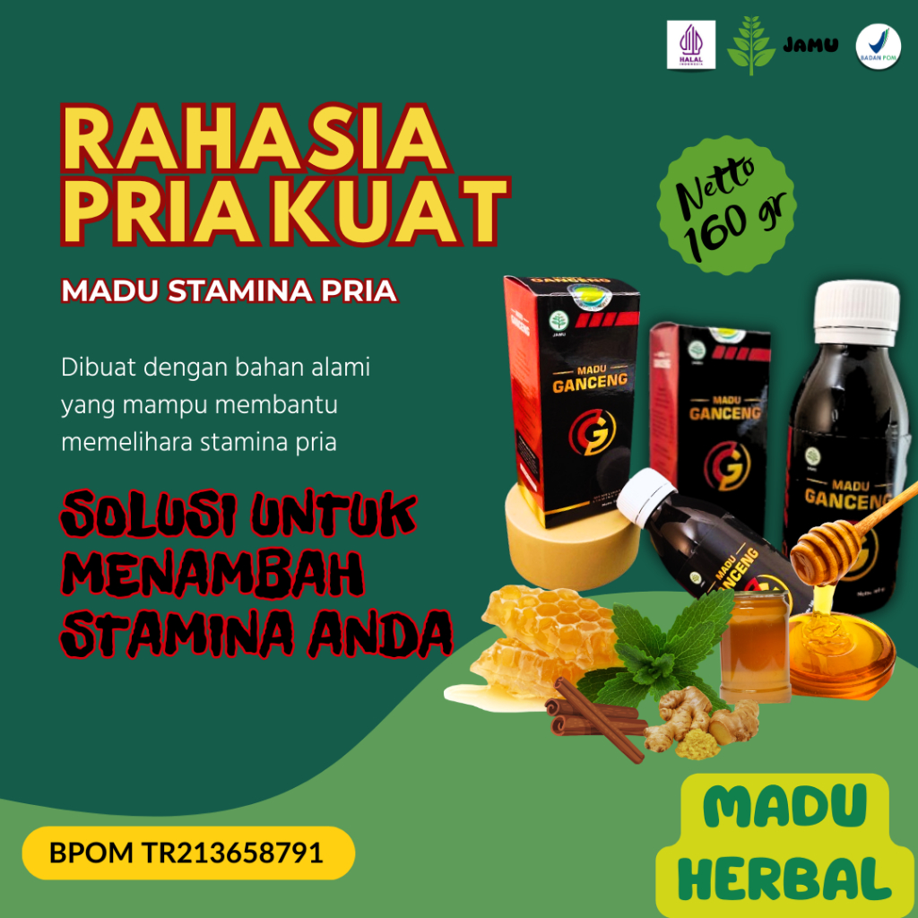 

Terbaik & Terlaris Madu Ganceng Kualitas Premium untuk Pria