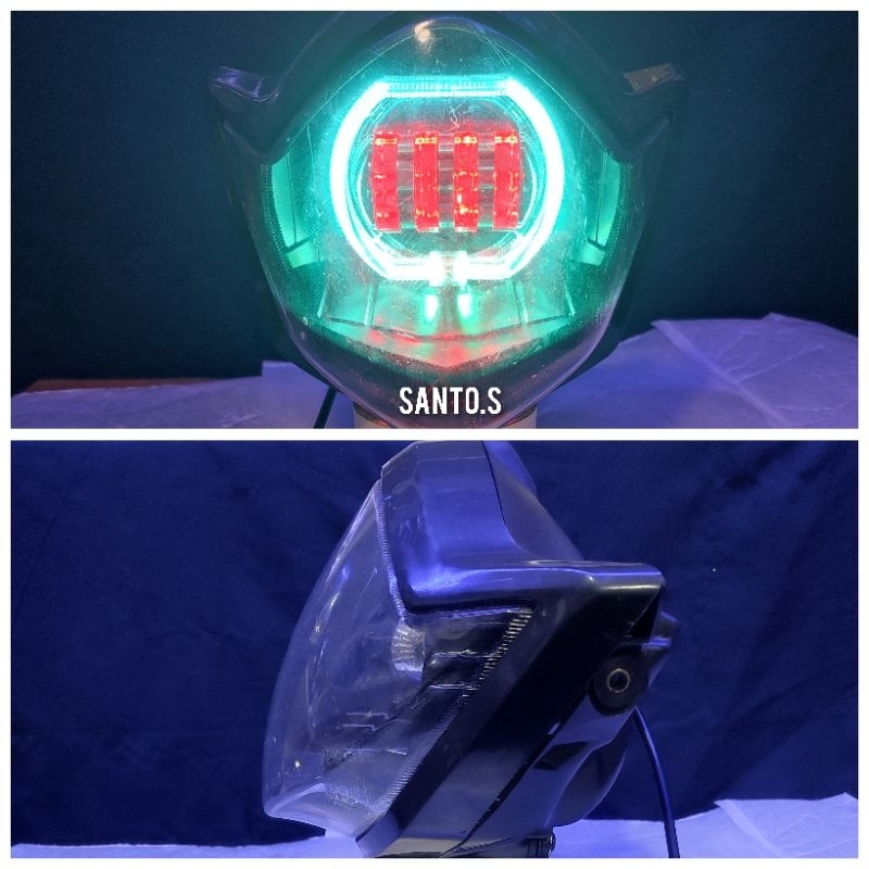 LAMPU DEPAN VIXION OLD VIXION OVAL BILLED