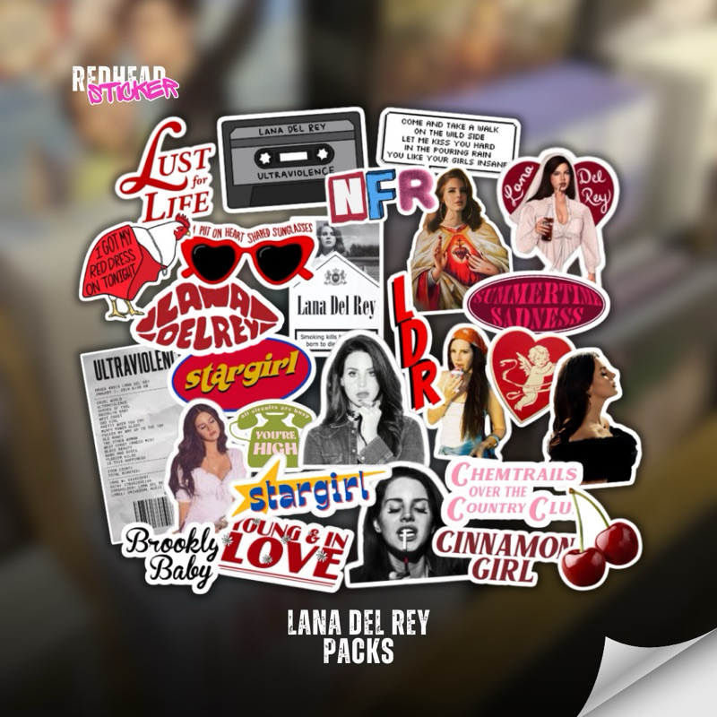 

STICKER LANA DEL REY 27 PCS/PACK - STICKER ANTI AIR SUPER ESTETIK DAN TIDAK MEMBEKAS!