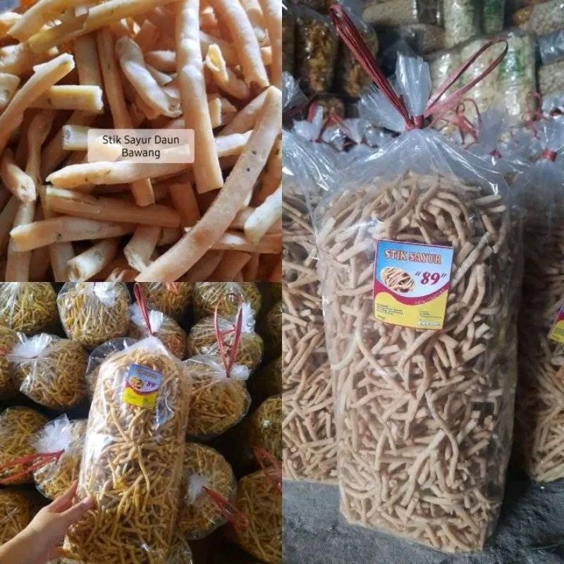 

[PROMO] Stik Bawang / Camilan Kiloan Jadul Makanan Ringan Asin Stick Keripik Bawang Kripik Jadul 250gr sampai 1kg termurah