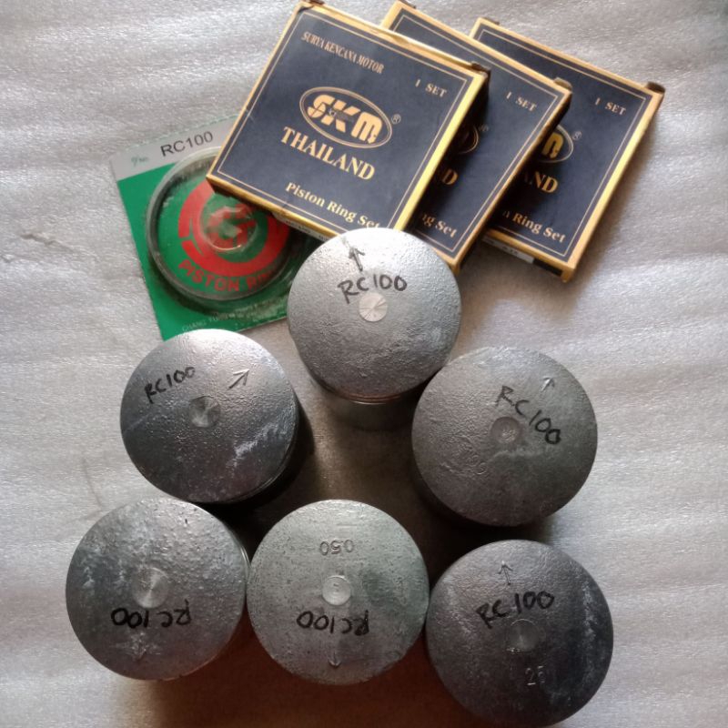 piston seher ring seher suzuki RC100 RC 100 os std 25 50 75 100
