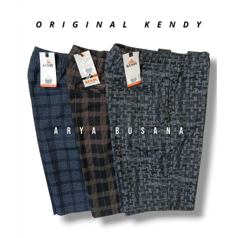 CELANA KENDY PENDEK MOTIP PINGGANG KARET | CELANA KENDY