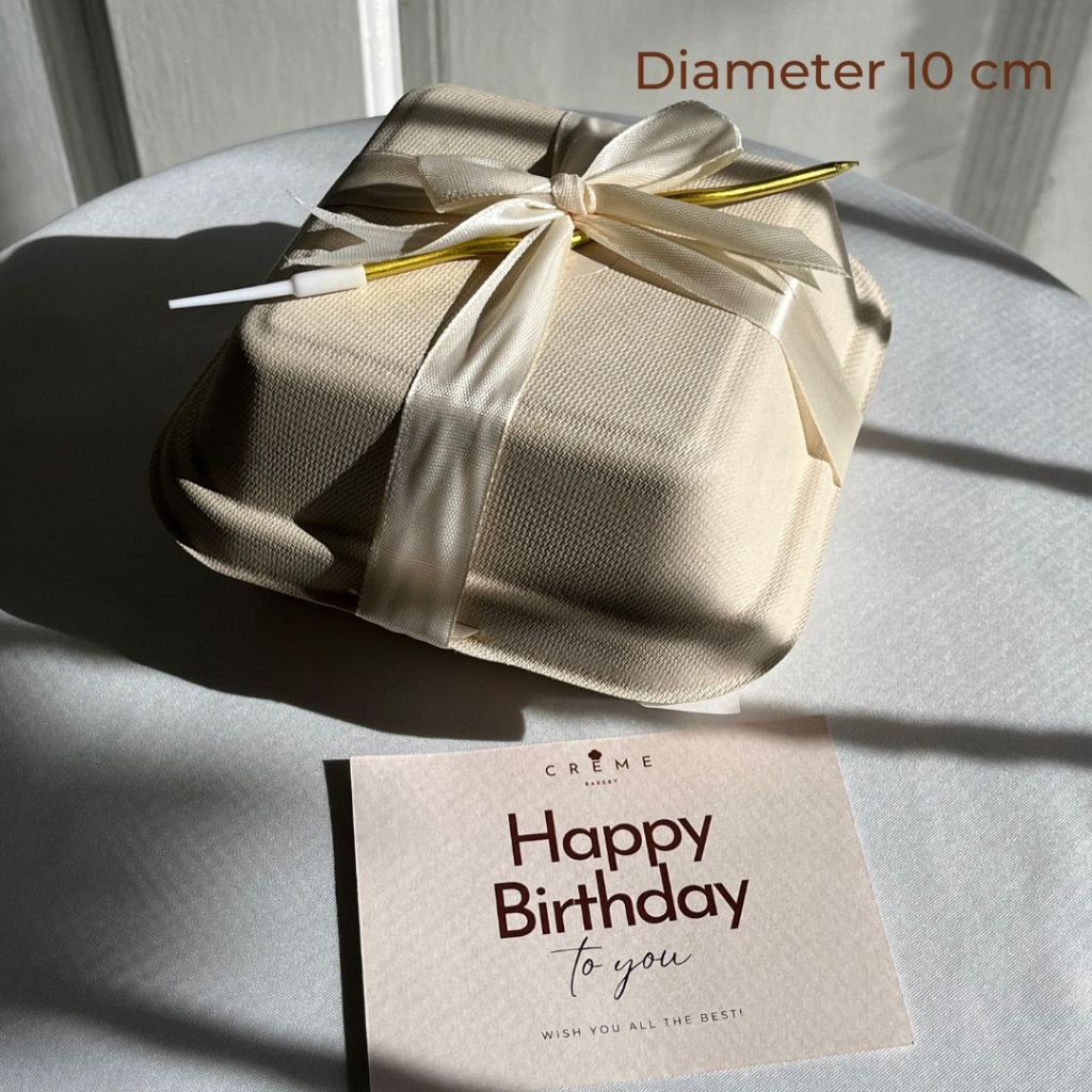 

GR Birthday Burnt Cheese Cake - Kue Ulang Tahun / Birthday Cake / Custom Kue Ultah Tulisan