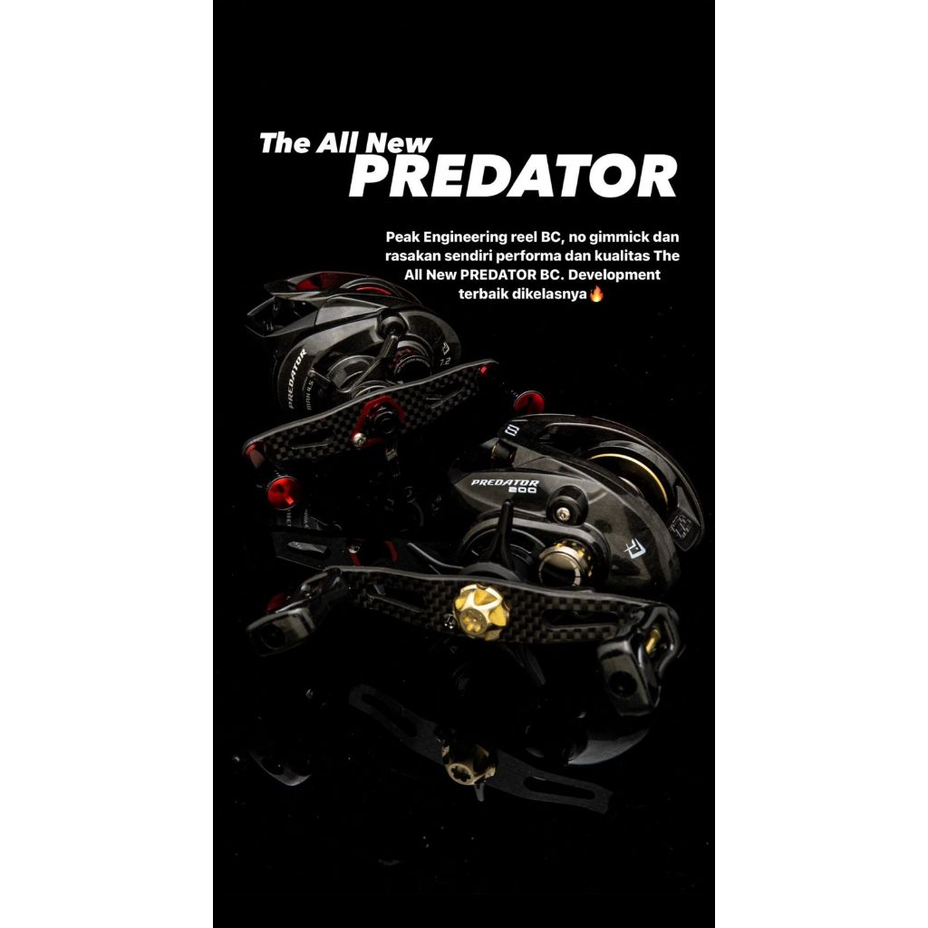 REEL BC DAIDO PREDATOR SW, 6+1 STAINLESS BALL BEARING, RATIO 7:2:1