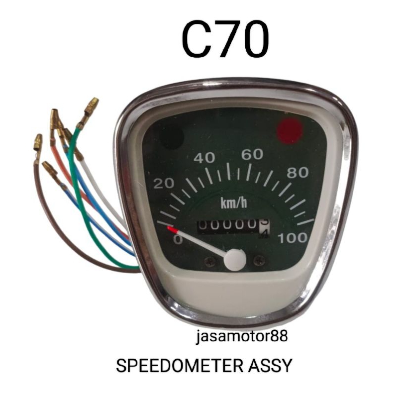 SPEEDOMETER KILOMETER KOMPLIT C70 C 70 SUPER BAGUS