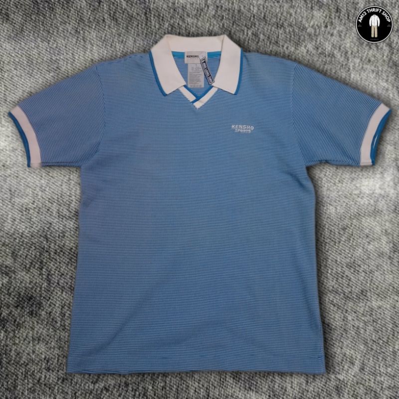 KENSHO ABE Polo Shirt (Biru)