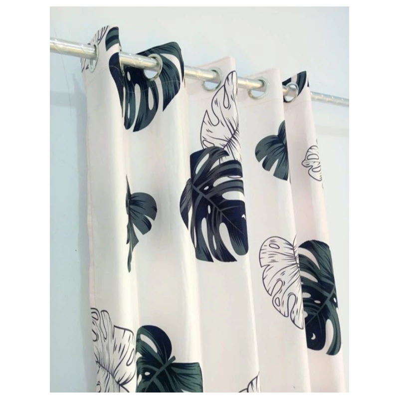 HORDENG PINTU DAN JENDELA SMORKING MOTIF BUNGA HITAM AESTHETIC