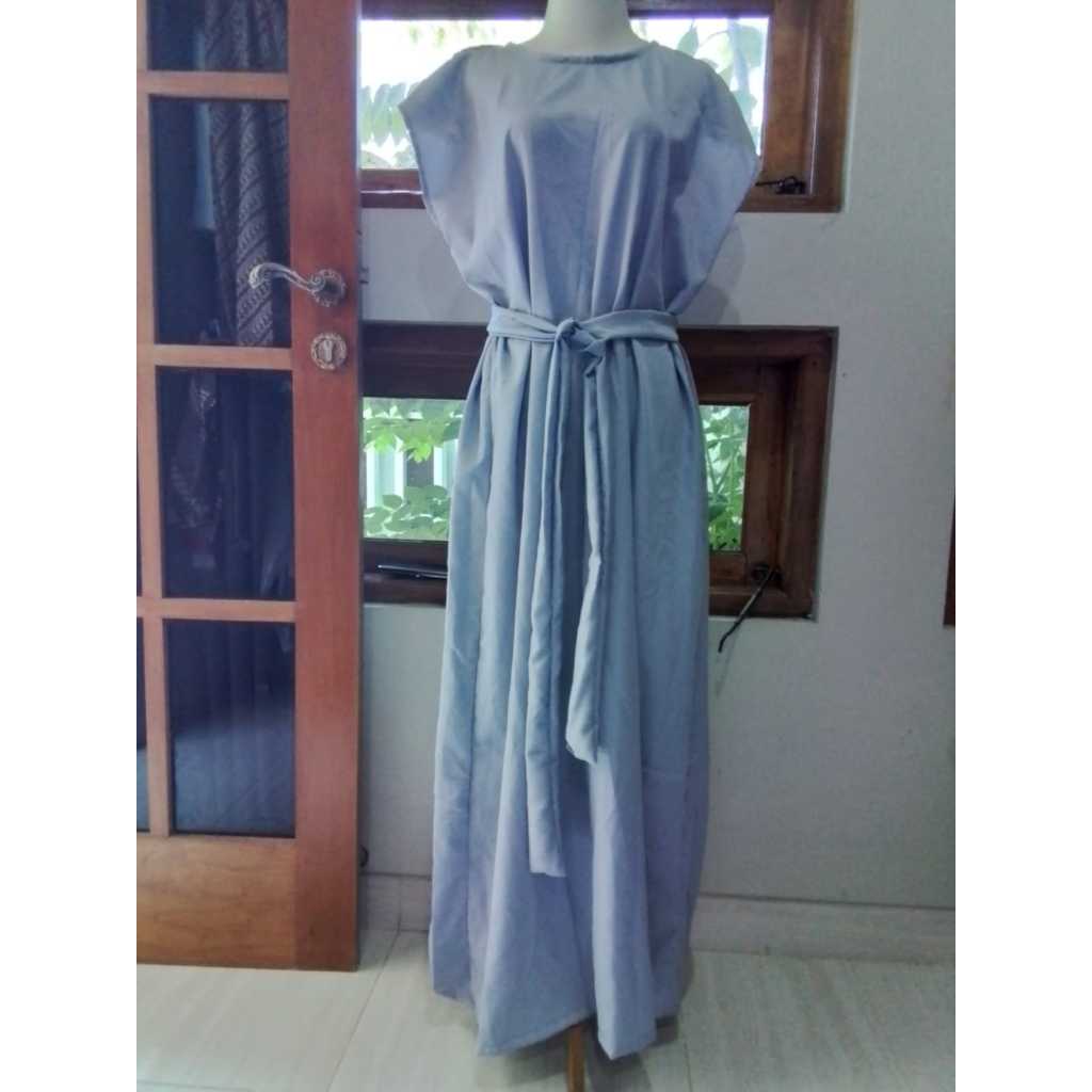 DRES TANPA LENGAN WARNA ABU ABU