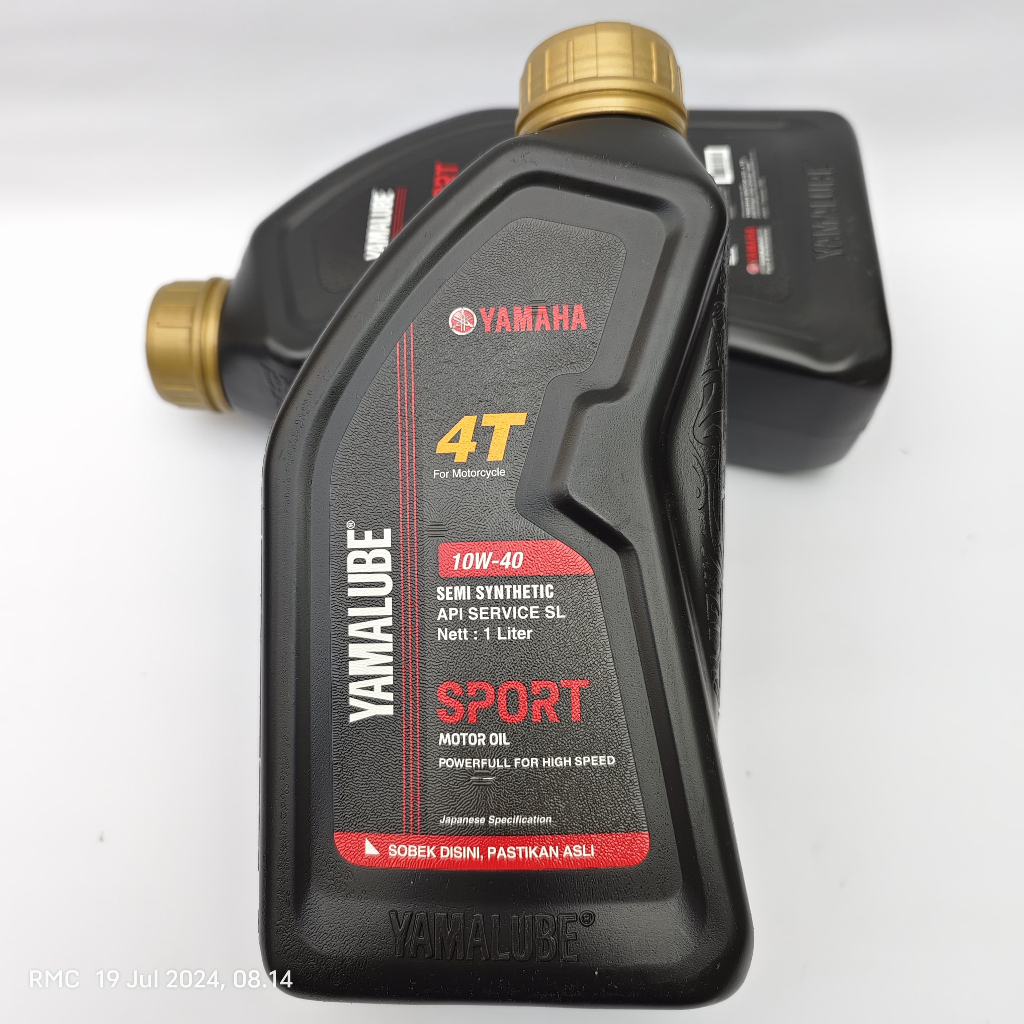 OLI YAMALUBE SPORT 1L (KEMASAN BARU) SAE 10W-40  OLI MOTOR SPORT 4T