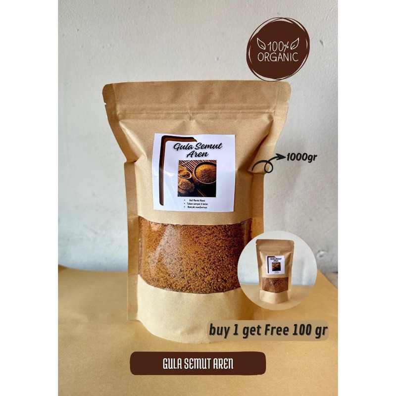 

Gula aren semut 1000 gr (free uk. 100 gr)