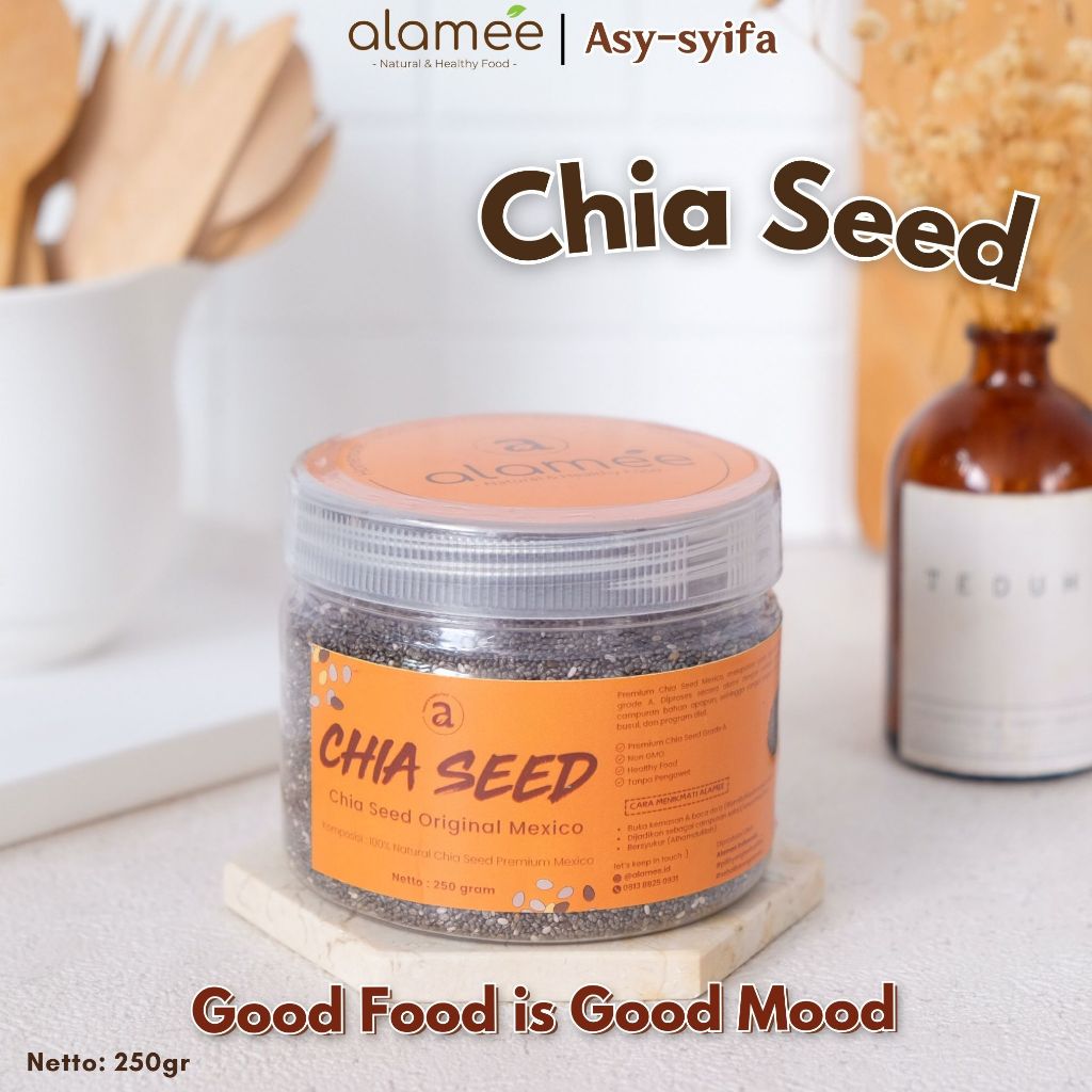 

Chia Cie Seed Seeds Untuk Premium Organik Biji Chiaseed Ukuran 250gr Black Seeds Organic Super Food