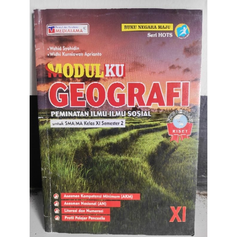 Buku second Modul Geografi Mediatama Kelas 11 semester 2