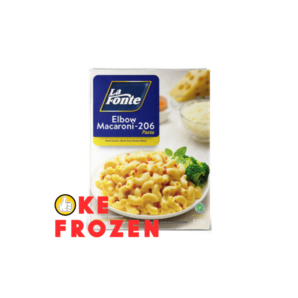 

LA FONTE ELBOW MACARONI NO.206 225GR / PASTA