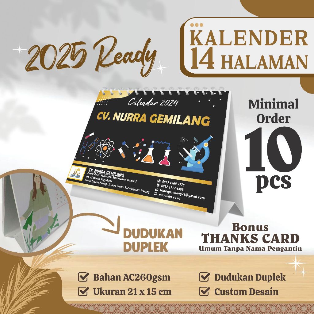 

Kalender Meja 7 Lembar Cetak 2 Muka 14 Halaman l Kalja