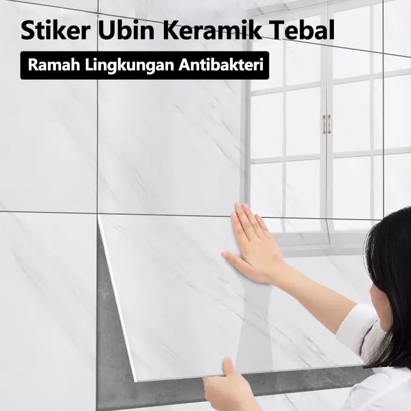 Wallpaper Dinding Vinyl Marmer Marble Vinil Stiker Lantai Walpaper Dinding Motif Marmer