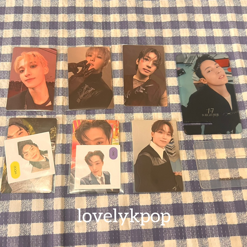 READY STOCK PHOTOCARD WONWOO LUCKY DRAW 17 SEVENTEEN RIGHT HERE DK LUCKY DRAW HERE HOSHI WOOZI DINO 