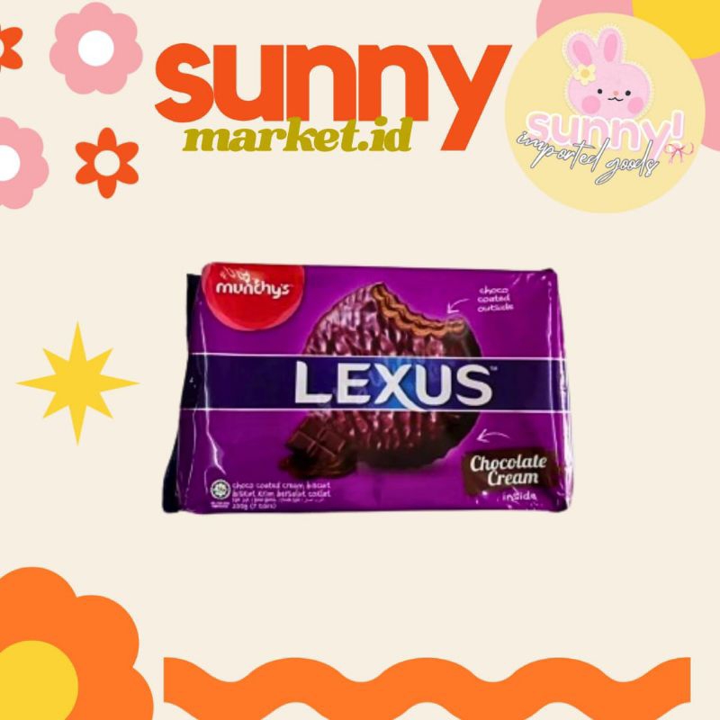 

SUNNYMARKET - LEXUS MUNCHYS MUNCHY MUNCHY'S BISCUIT BISKUIT CHOCOLATE COATED CREAM INSIDE BISCUIT BISKUIT WAFER KRIM COKELAT COKLAT CHOCOLATE IMPORT IMPOR 200 GR