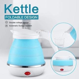 Teko Listrik Pemanas [A10] Air Kettle Portable Silikon Camping Kapasitas 600ml/Teko Lipat Electric K