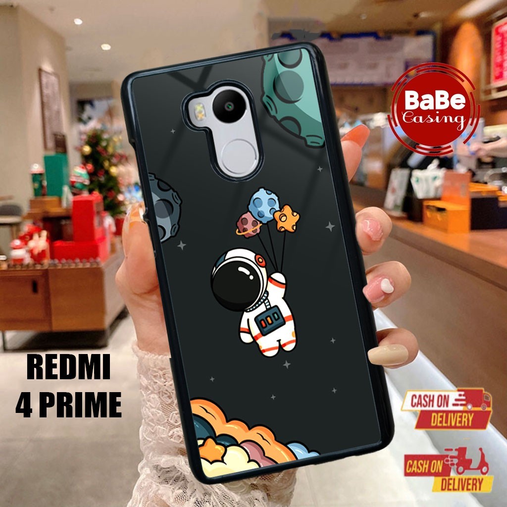 Case Redmi 4 Prime Terlaris Motif Astronot Casing Redmi 4 Prime Bahan Hardcase Softcase Premium Glos