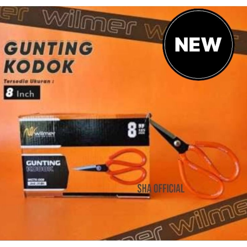 

Gunting Kodok 8 Inch WILMER Gunting Serbaguna Gunting Kain Seng