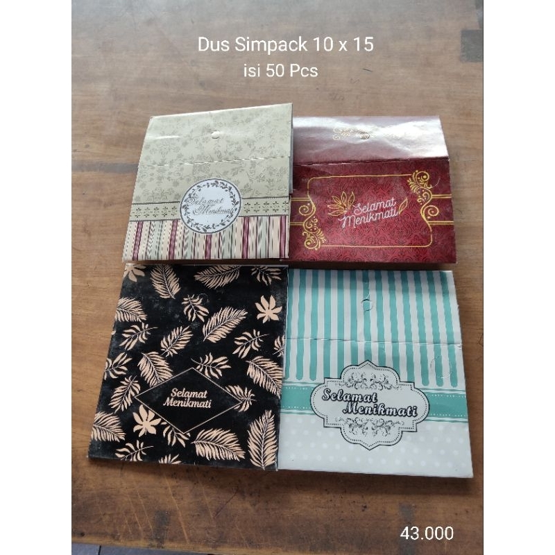 

Dus | Dus Snack Isi 25 | Dus Motif Isi 25 | Dus Kue Isi 25 | Dus Simpack 10 x 15 | Kemasan |
